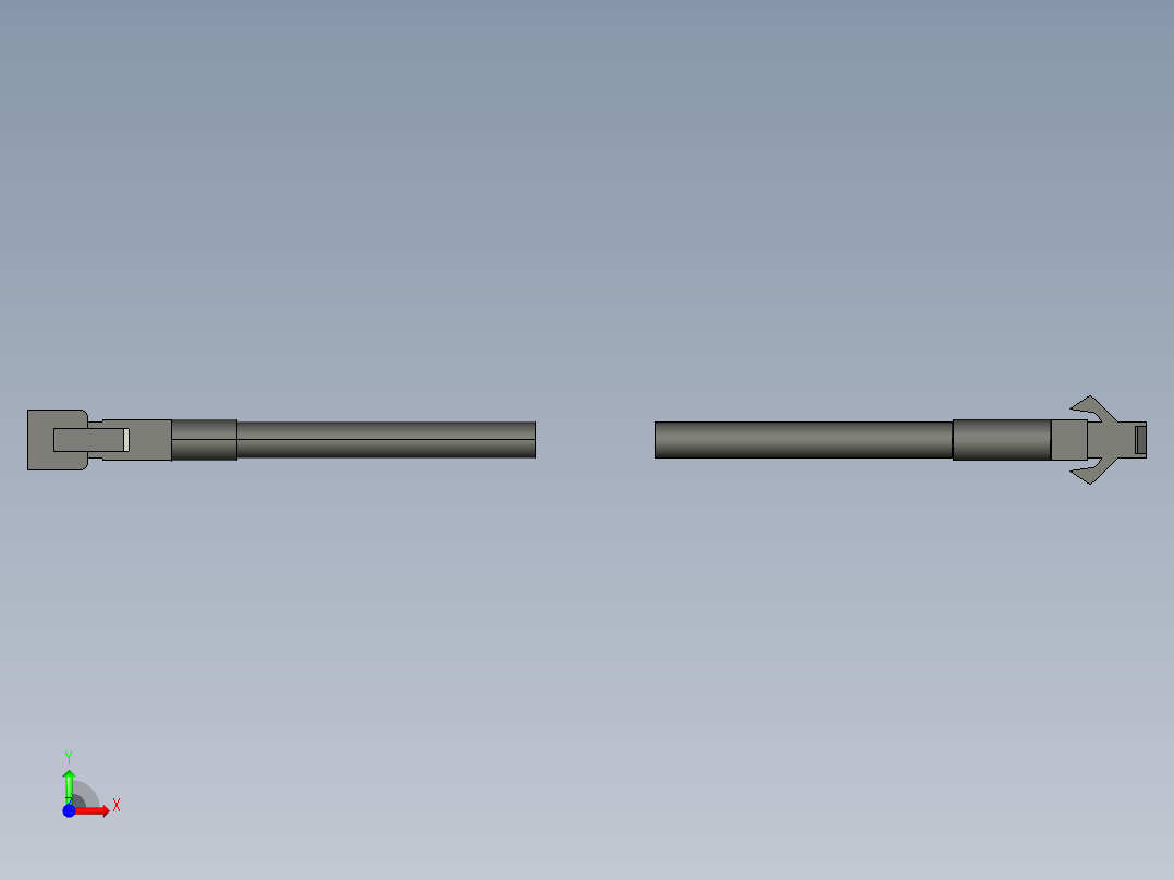 基恩士CA-D3R_5R_10R_17R_kc图纸模型前视图