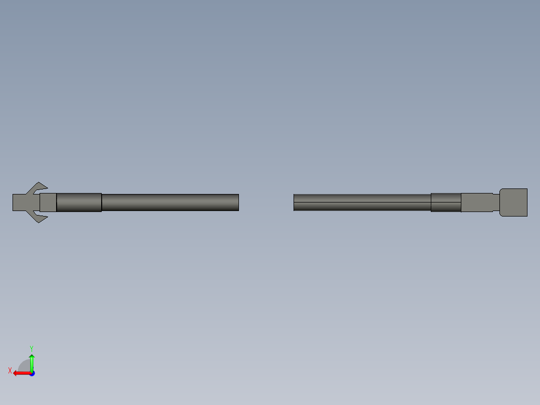 基恩士CA-D3R_5R_10R_17R_kc图纸模型后视图