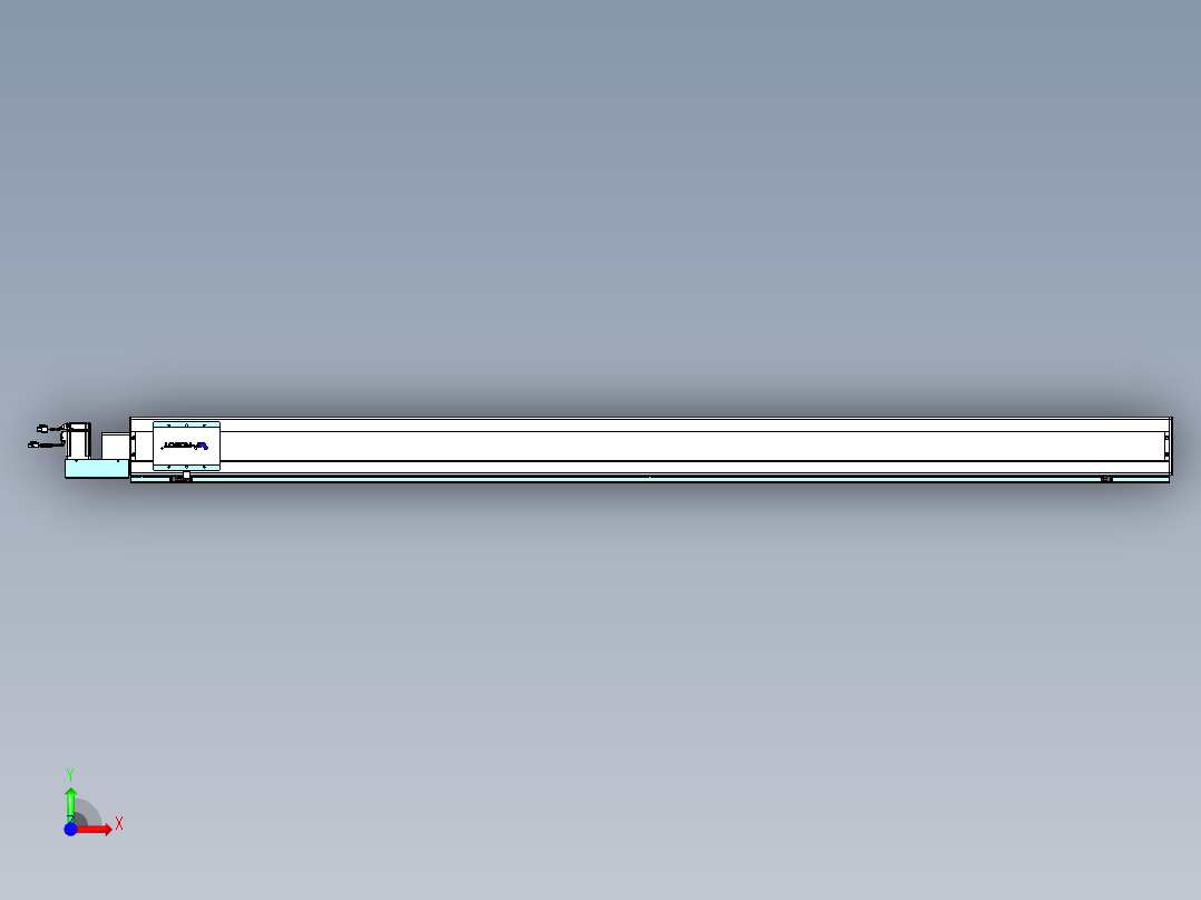 威洛博VBC同步带传动一无尘环境VBC14-L45-S2200-BL-ZP40-C3前视图