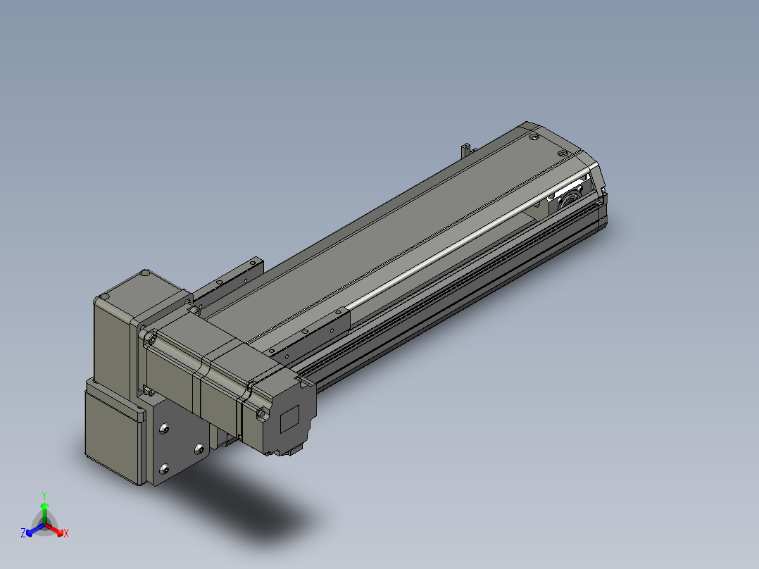 模组FTB10-LU-200正等轴测图