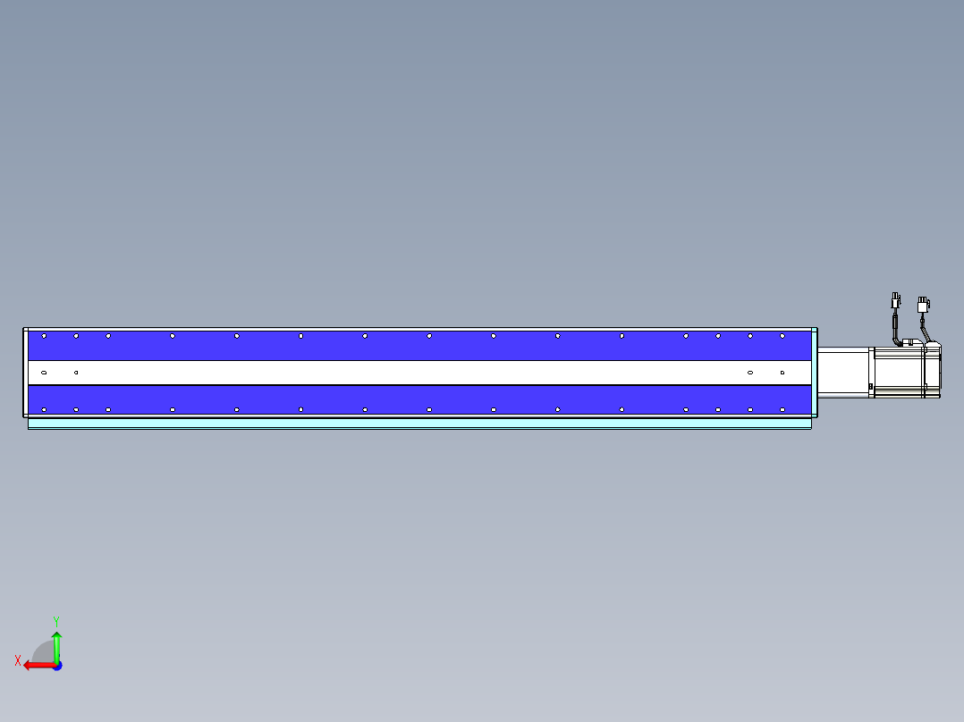 威洛博VC丝杆传动-无尘环境VC14-Lxx-C-S950-BC-ZP75-C3后视图