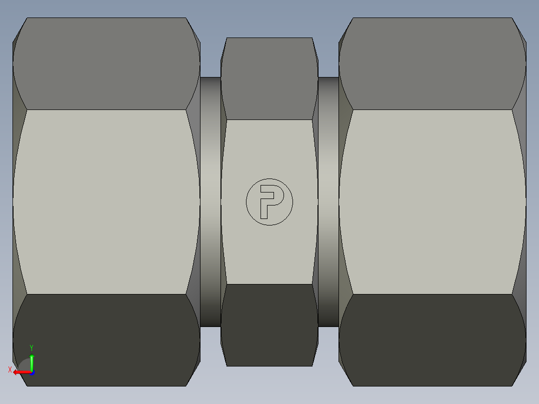 卡套式工业通用硬管接头EO Union G25ZS71后视图