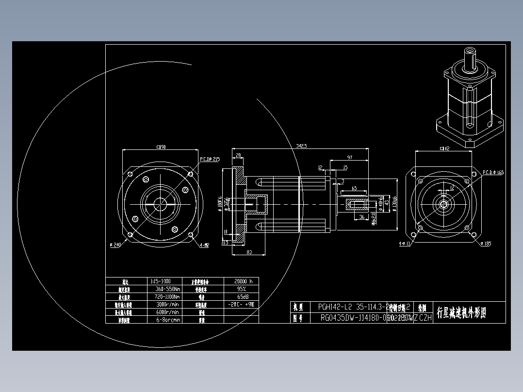 斜齿PGH142-L2 32-180-215-M12 LR83.DXF