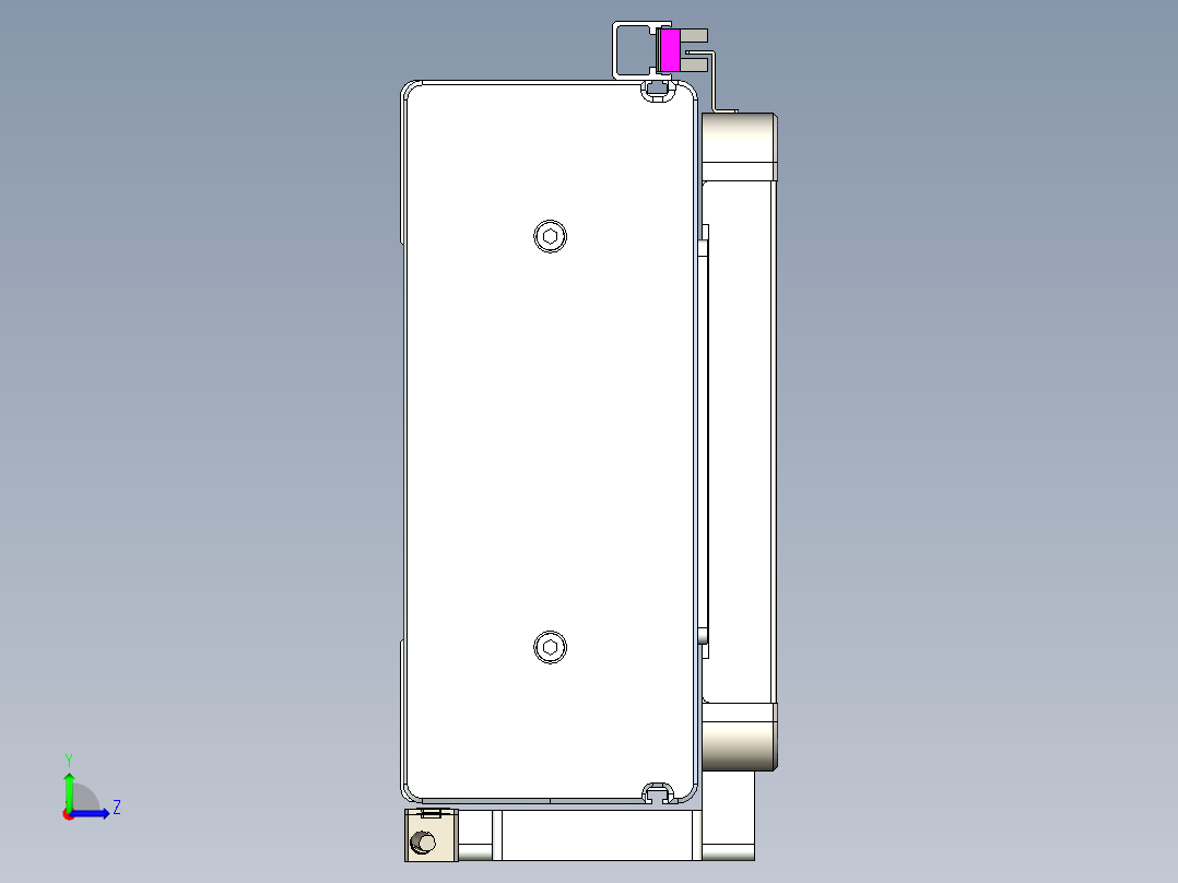威洛博LC系列3d模型模组2LC22H1Y-S950左视图