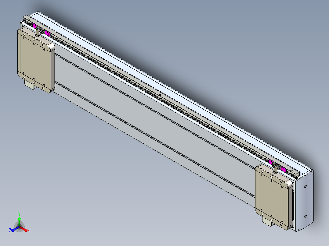 威洛博LC系列3d模型模组2LC22H1Y-S950正等轴测图