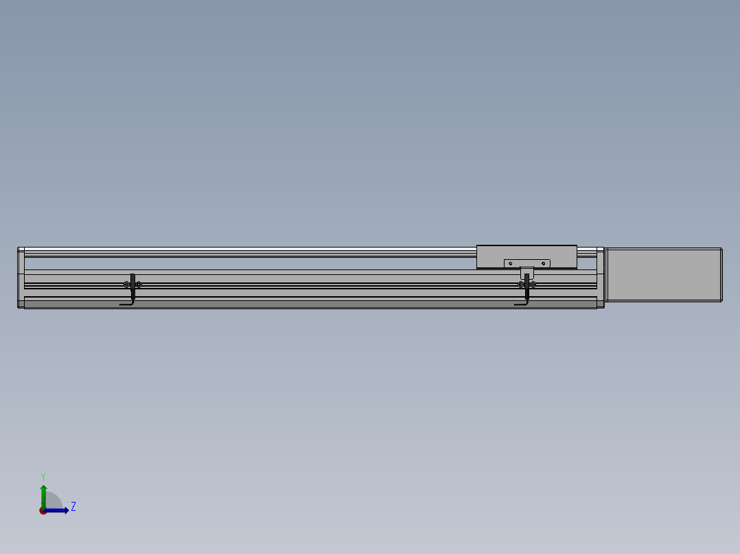 精密模组MT170-L125-600-L-M75-C4左视图