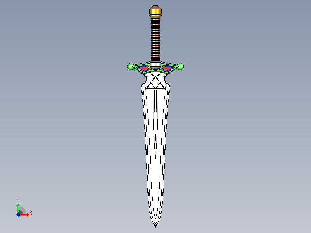 剑、宝剑(153)前视图