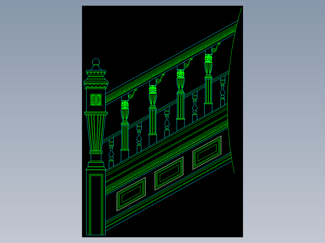 栏杆、扶手-FH10A<span style='color: red'>002</span>