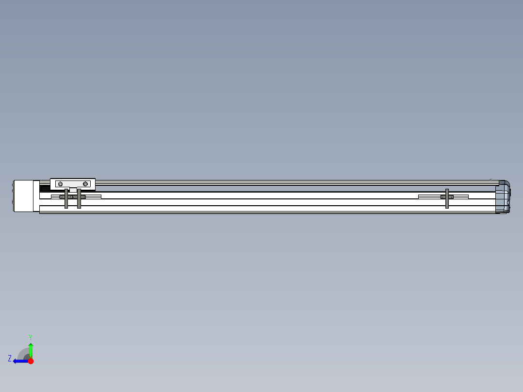 Toyo东佑达直线模组-ETH12-750-BR-200W右视图
