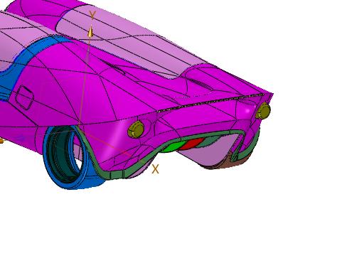 挎斗双鱼雷赛车汽车