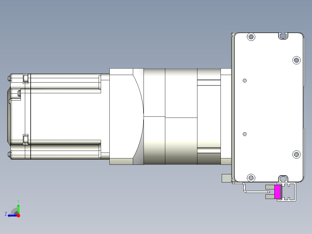 威洛博VG 系列模组VG14-L45π-S1700-BC-ZP40B-C3-K右视图
