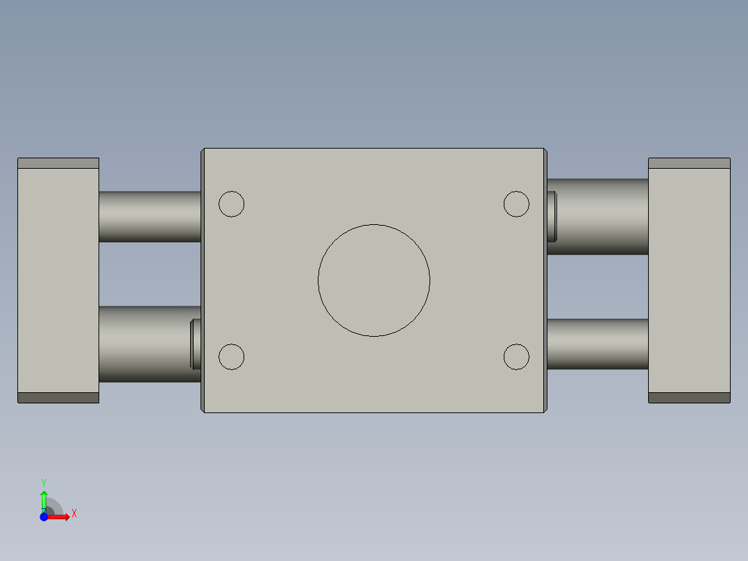 普通气爪PH06-20前视图
