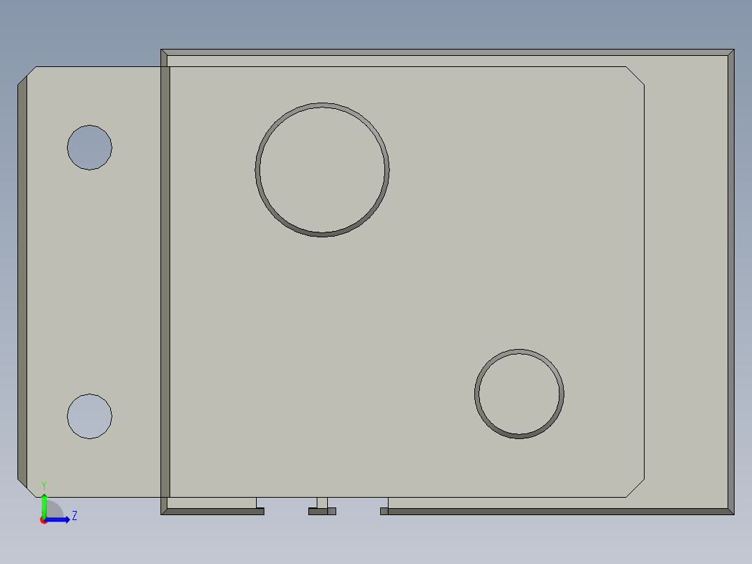 普通气爪PH06-20左视图