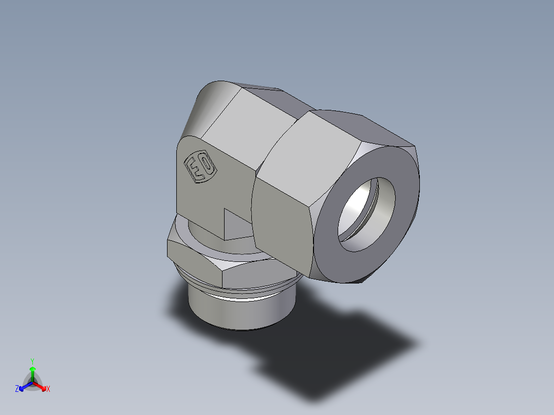卡套式工业通用硬管接头EO_Adjustable_Locknut_elbow_WEE25SMCF