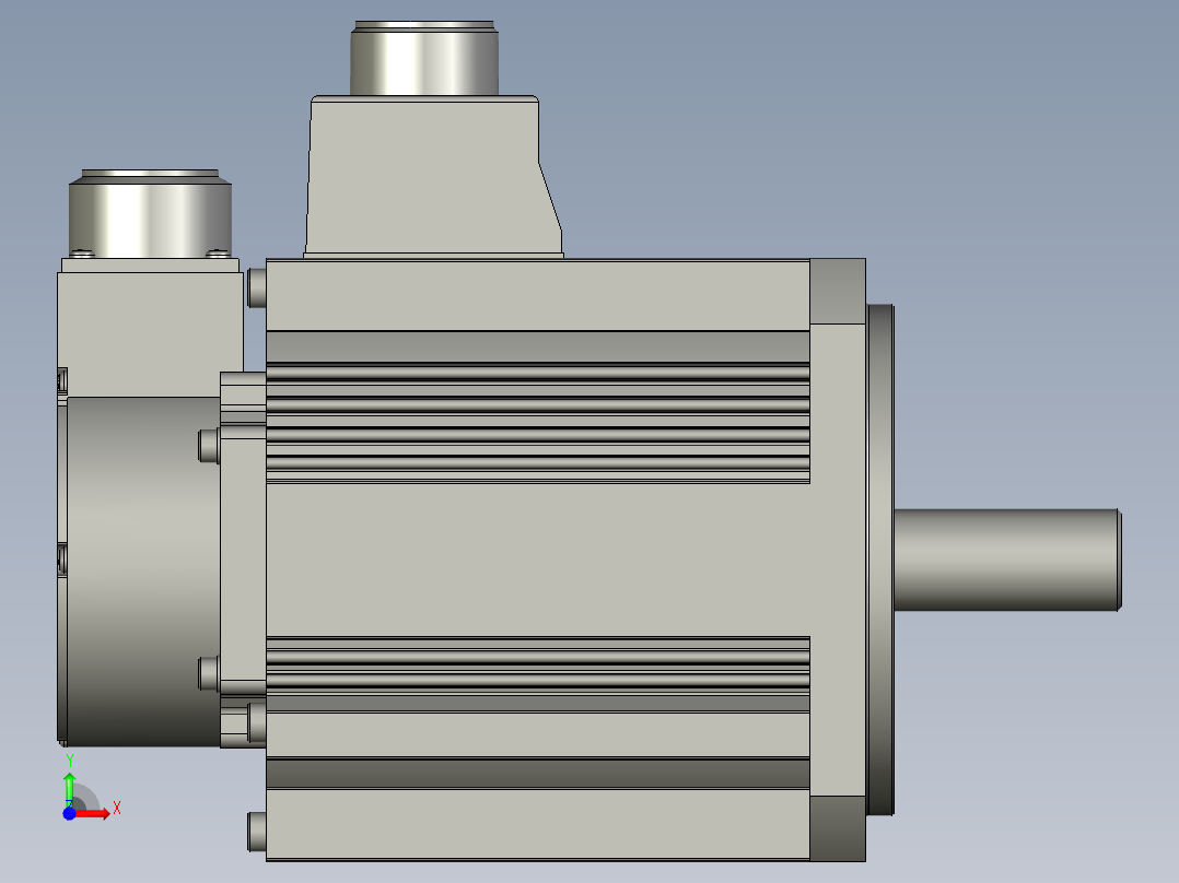 2000W MDME伺服马达前视图