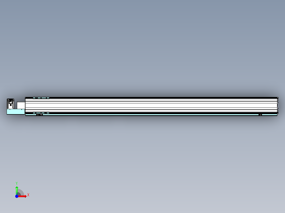 威洛博VBF同步带传动一般环境VBF14-L45-S1850-BL-ZP40-C3前视图
