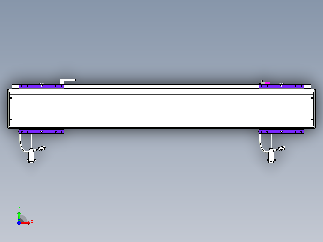 威洛博VL系列直线电机模组-2VL14S2-S650前视图