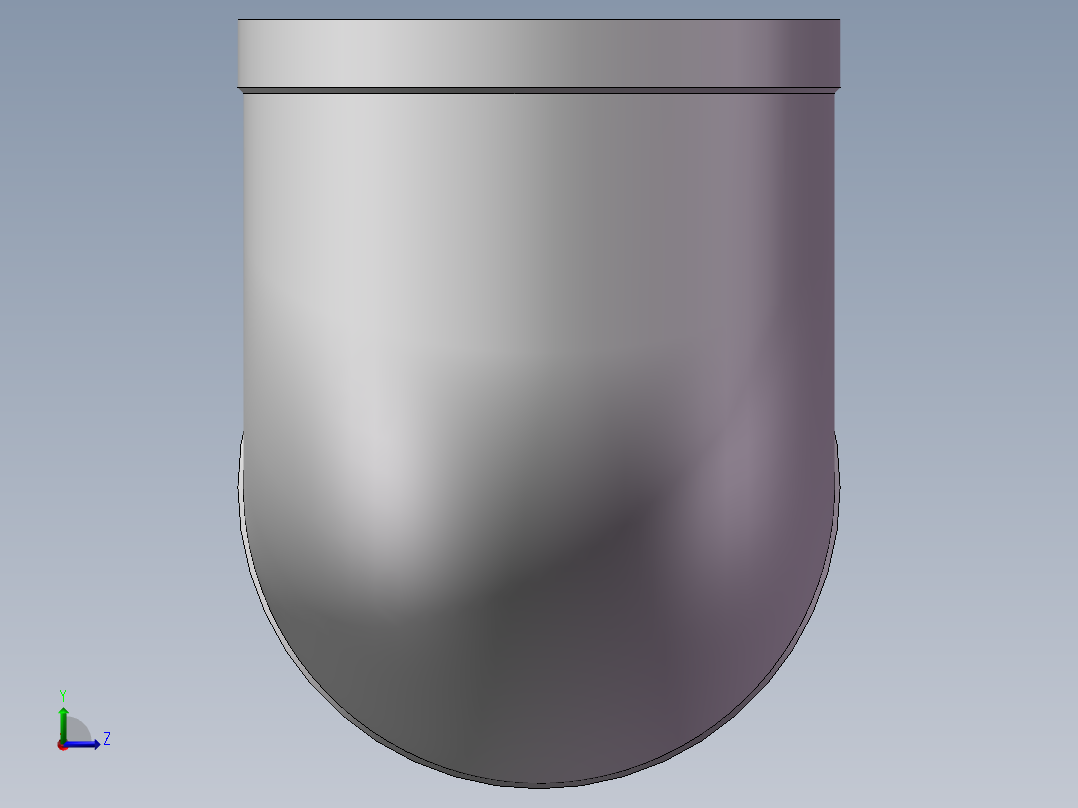 弯头-90°等径 DN100左视图