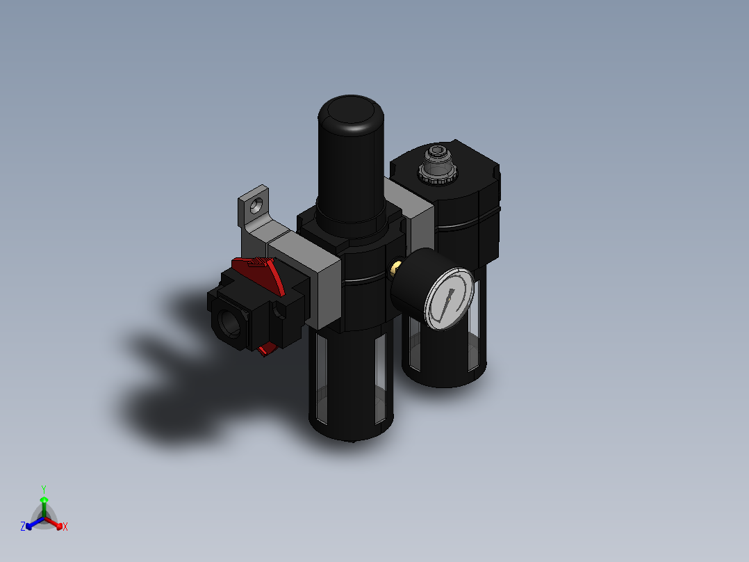 KIT FILTRO REGULADOR LUBRIF. DRENO AUTO 1-2 (BL74-XXX)