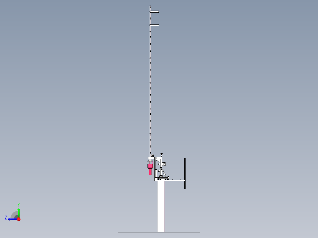 手动升降机右视图