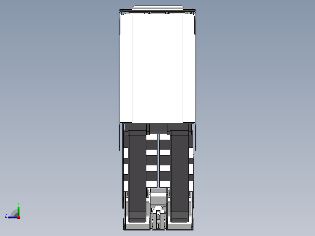 掩护式液压支架1415020右视图