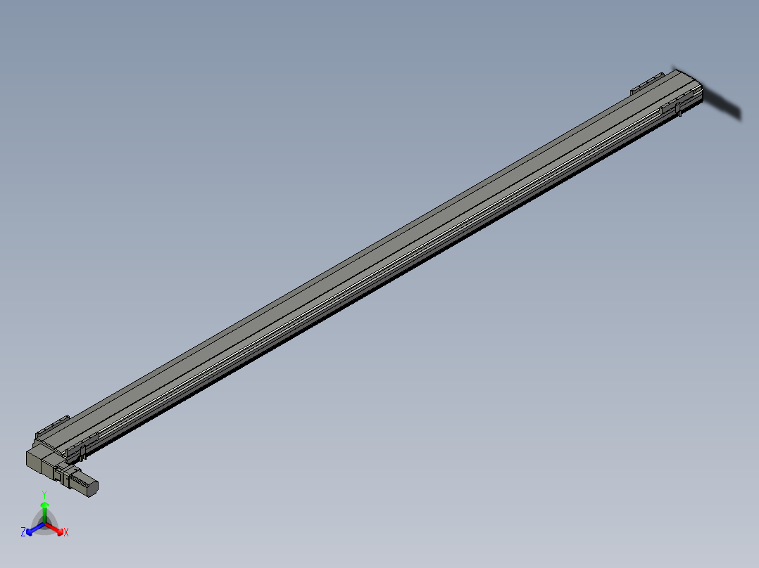 直线模组LHB21-L40-S4300-L(B)设计图纸