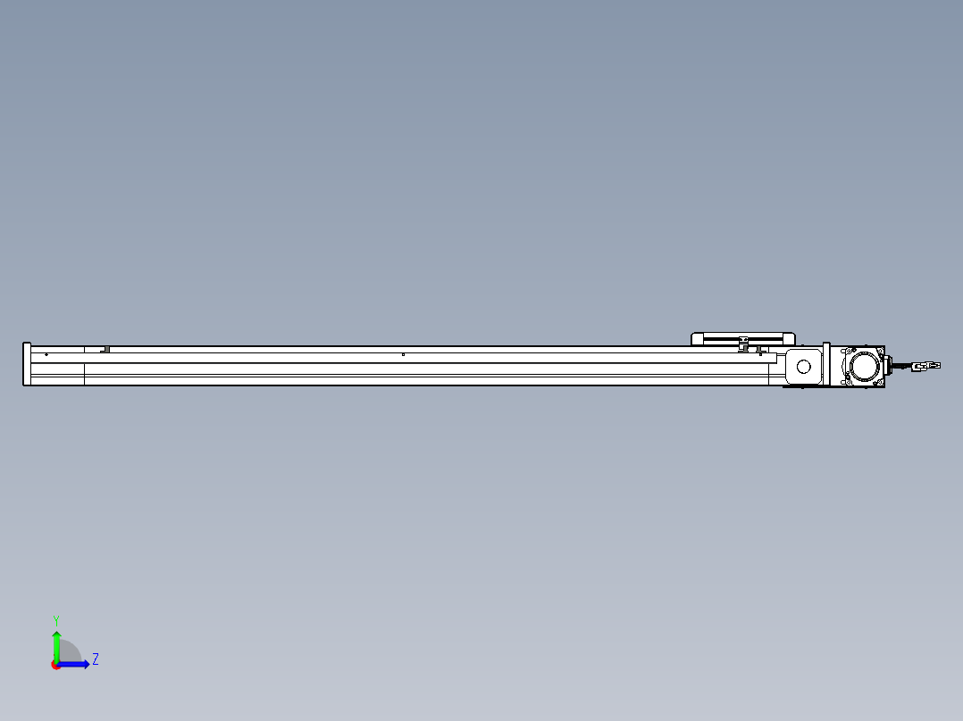 威洛博LB.GB同步带传动--欧规系列LB6A-L65-S1000-BL左视图