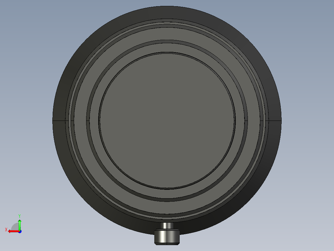 基恩士CA-LH75_kc图纸模型后视图