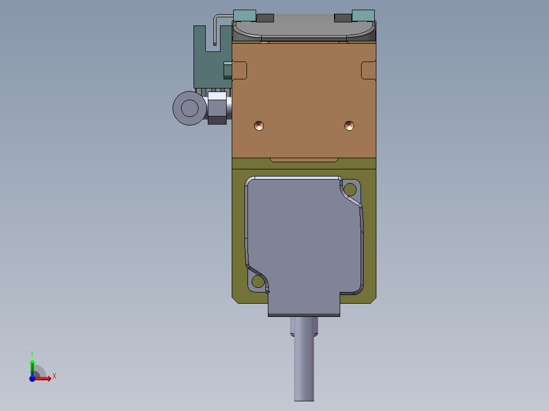 MCH丝杆全封闭MCH5M-BM-100W前视图
