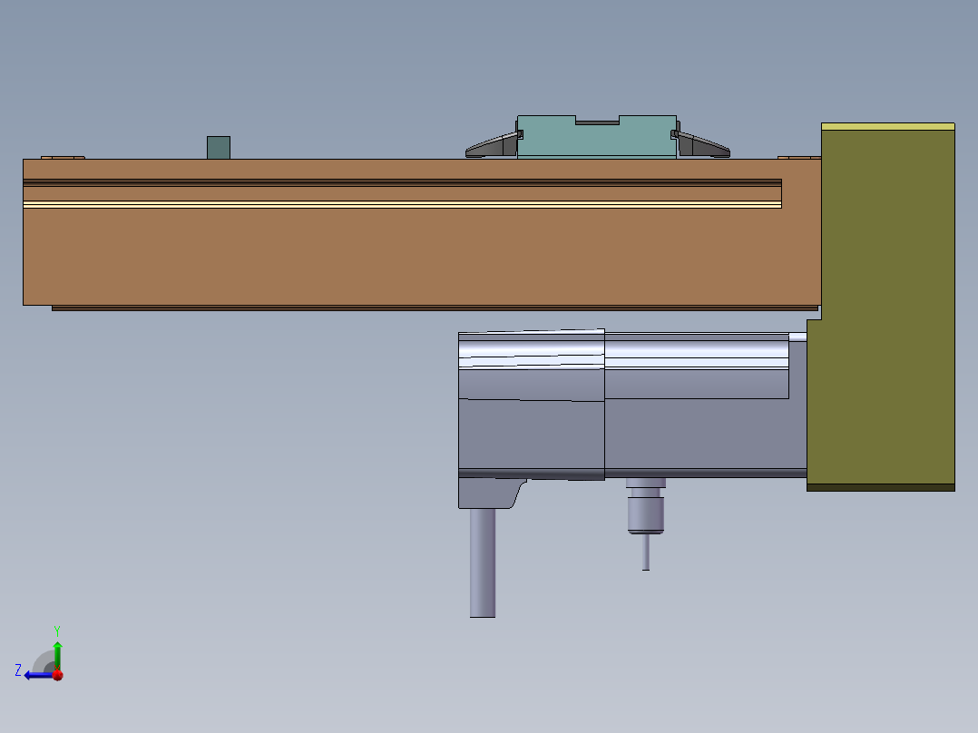 MCH丝杆全封闭MCH5M-BM-100W右视图