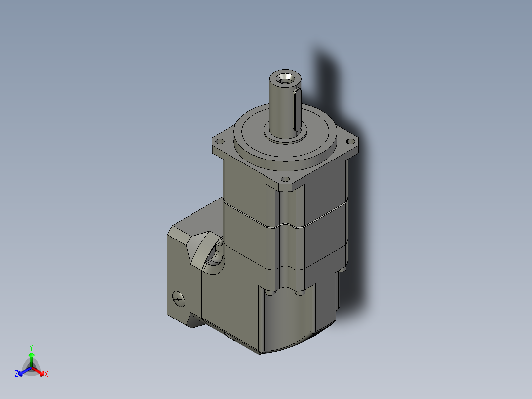 斜齿ZPGH142-L2 30-110-145-M8.STEP正等轴测图