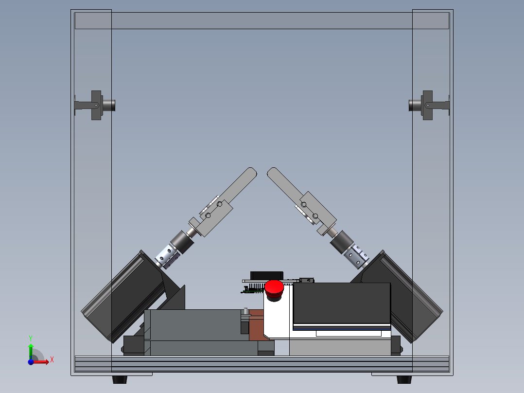 魔方机器人设计结构前视图