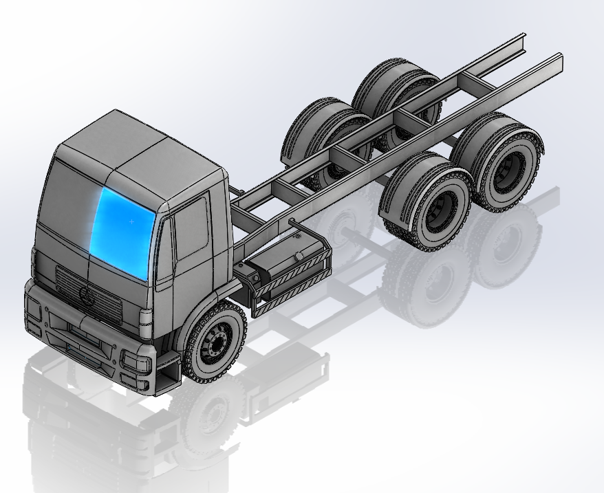 30T水井钻机3D数模图纸 Solidworks19设计