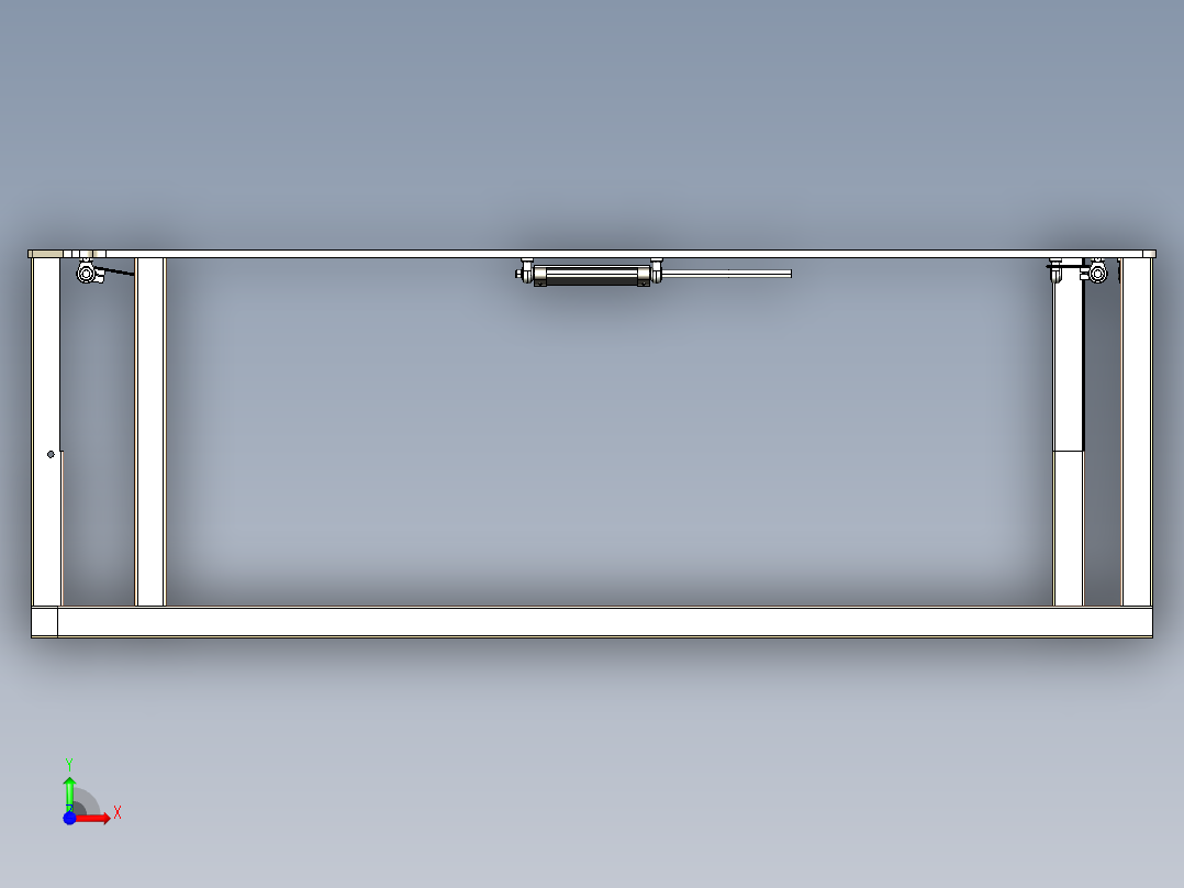 食品厂装箱方案creo前视图