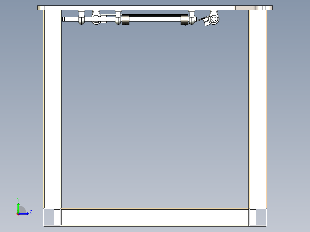 食品厂装箱方案creo左视图