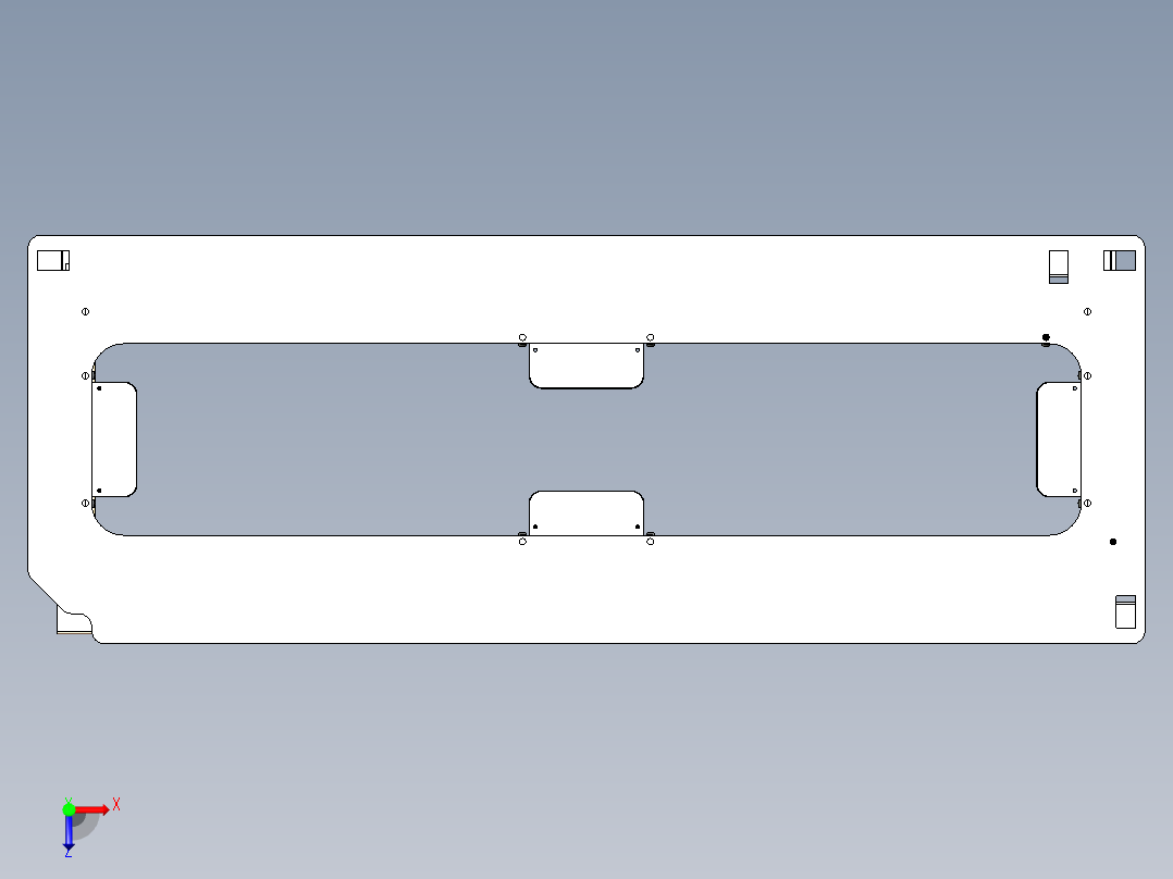 食品厂装箱方案creo俯视图