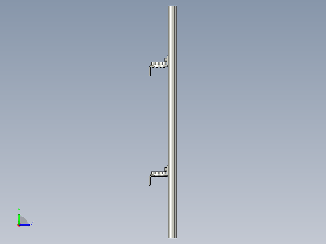 基恩士SL-M36H_kc图纸模型左视图