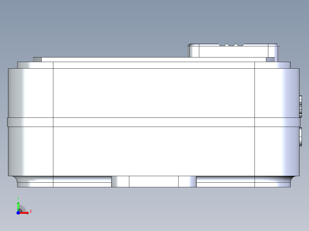 简单的插座外壳 SW STP前视图