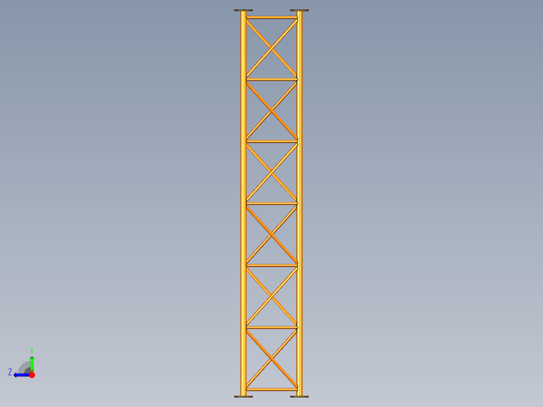 蜂窝网络基站右视图