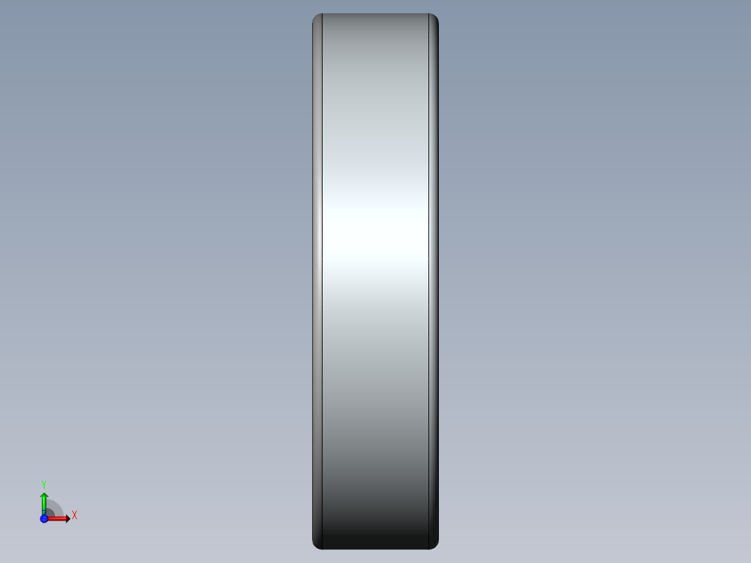 GB／T276-94深沟球轴承6006-2Z前视图