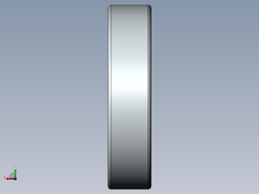 GB／T276-94深沟球轴承6006-2Z后视图