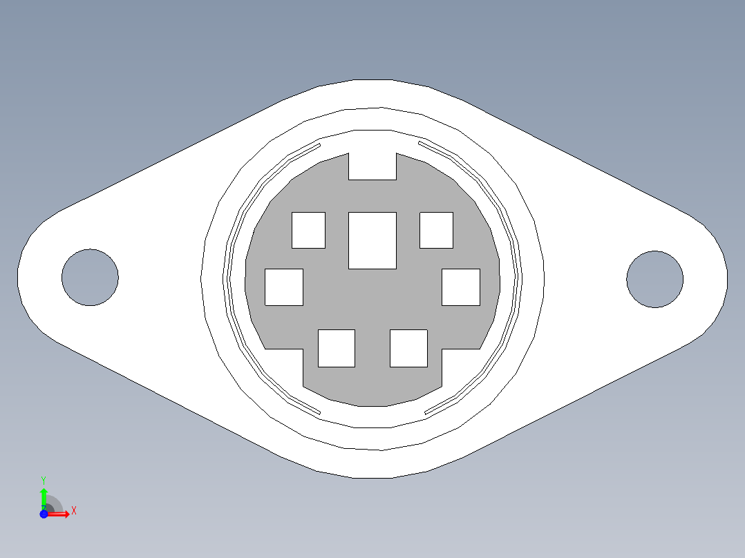 socket-6pinmindin前视图