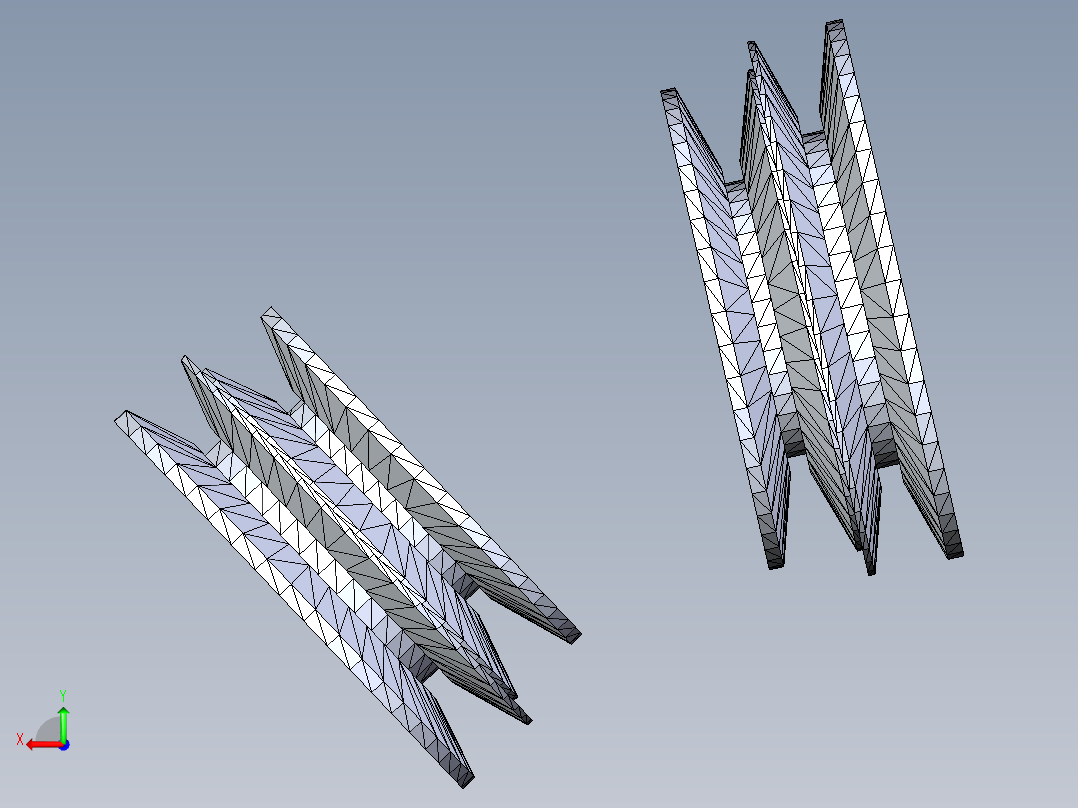 中间轮 3后视图