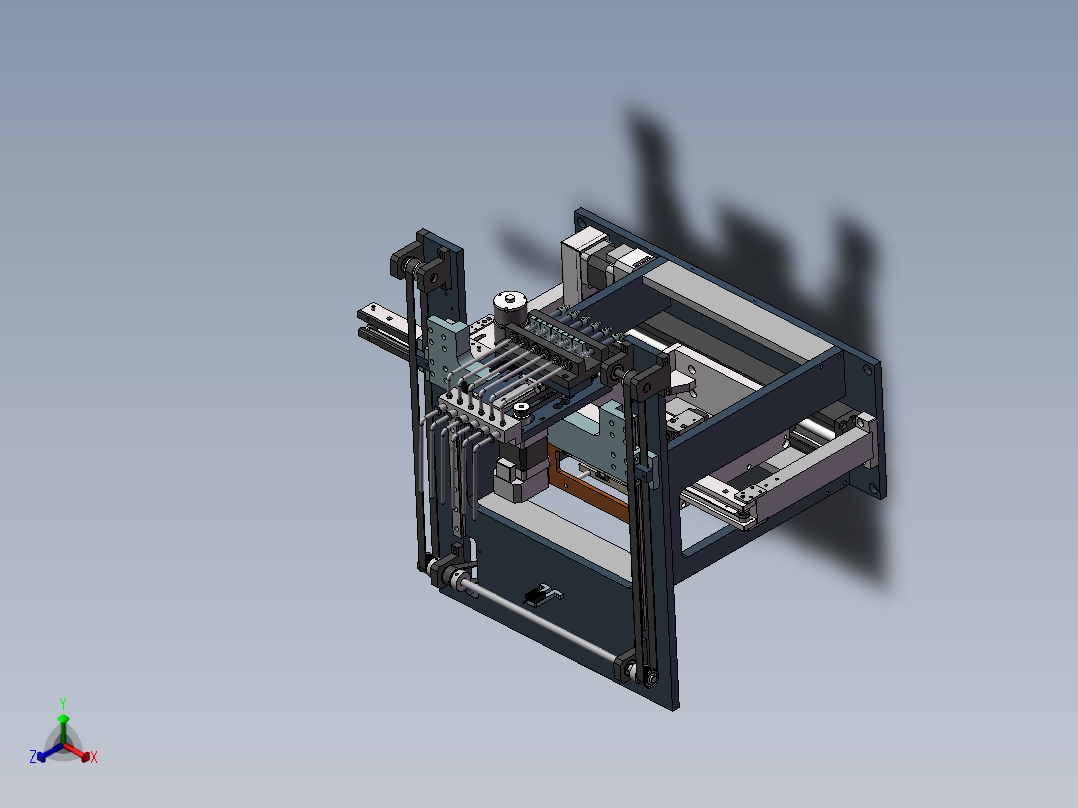 INPUT JIG PICK-UP正等轴测图