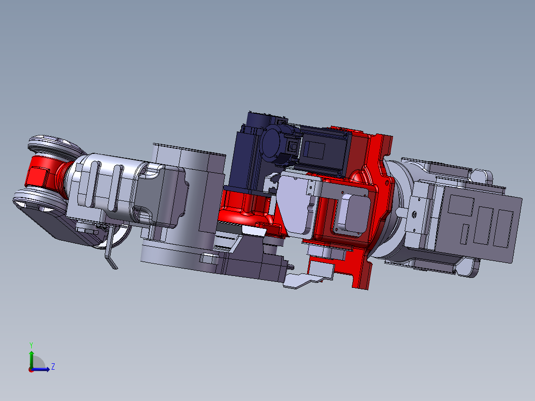 不二越机器人（工业机器人）左视图