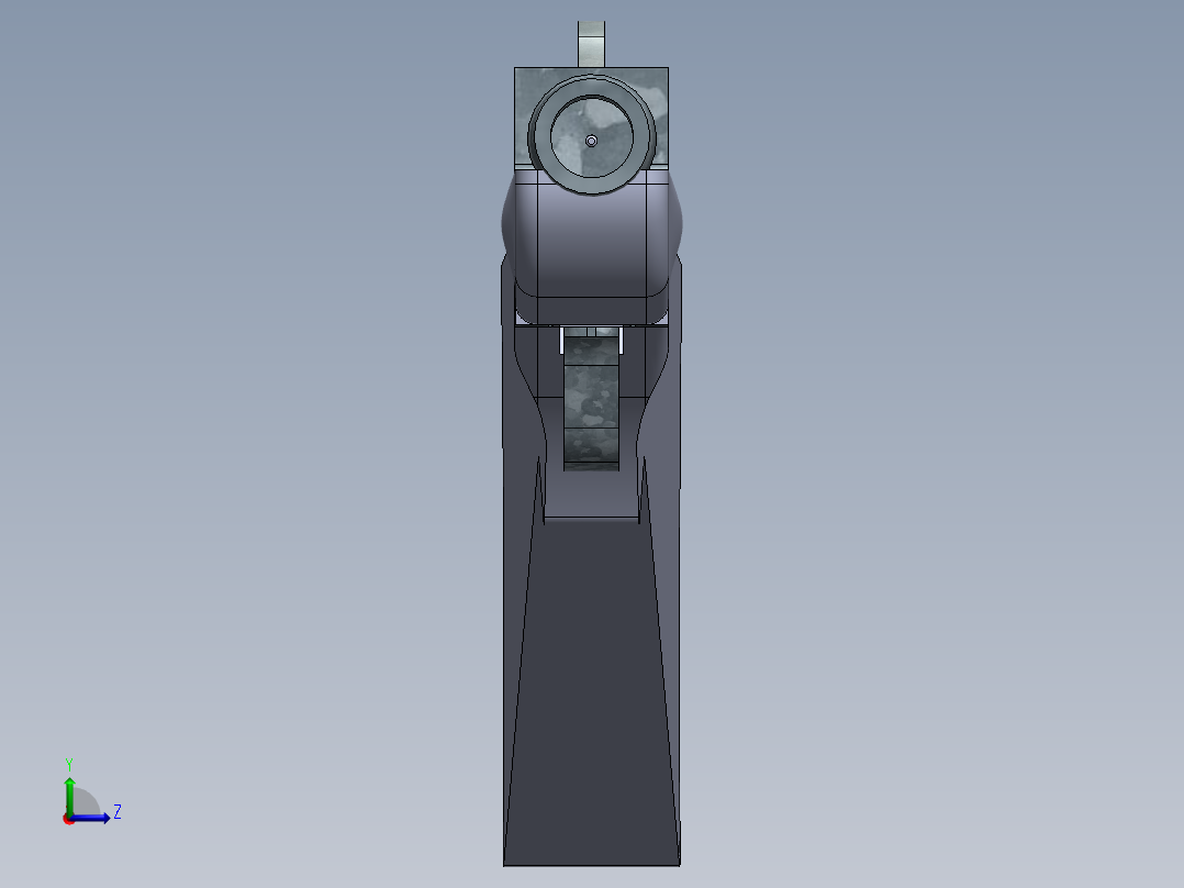 松鼠单管猎枪左视图