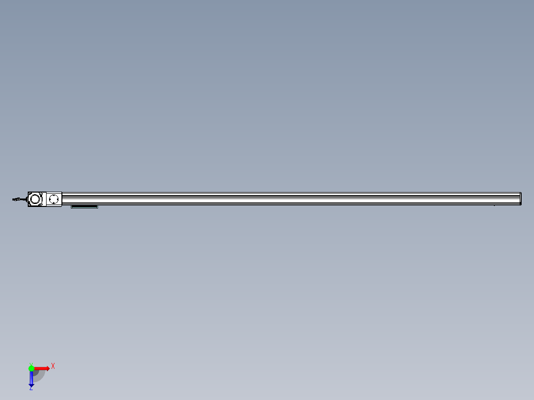 威洛博VBC同步带传动一无尘环境VBC14-L45-S2450-BL-ZP75-C3俯视图