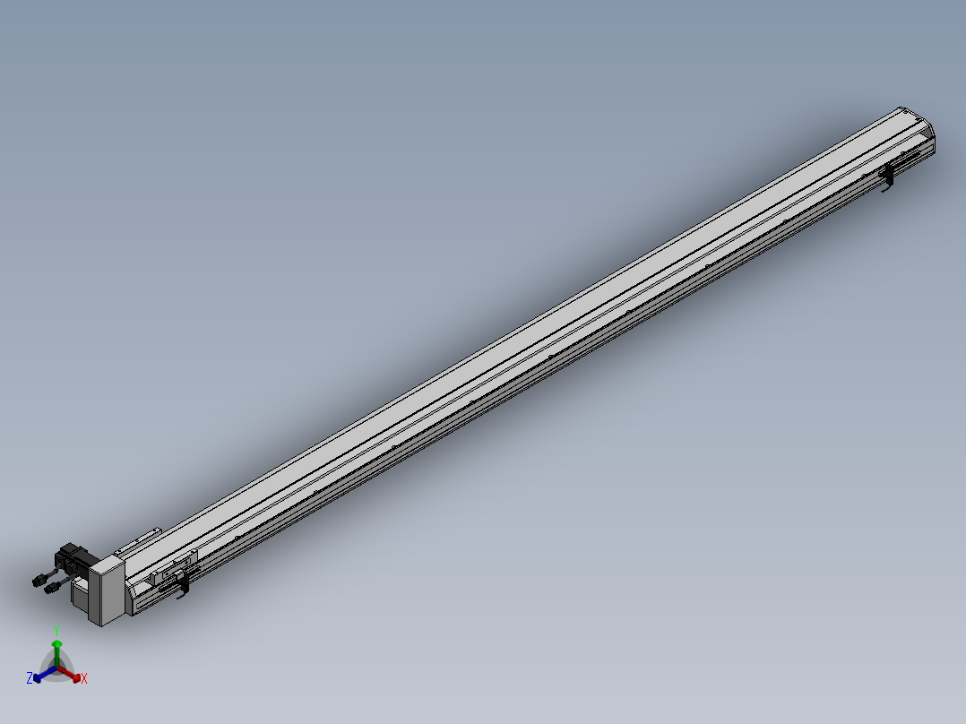 精密模组MT100-L78-1800-RU-M10-C4正等轴测图