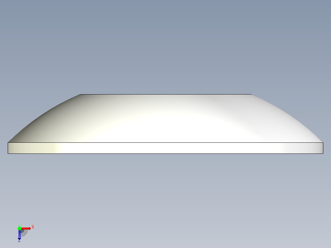 球面華司2305-3D多系列多零件图纸模型俯视图