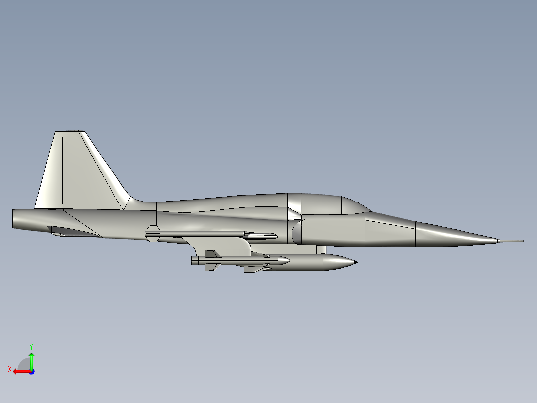 148-northrop-f5 STEP后视图